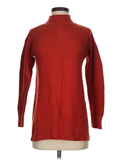 Pre-owned Talbots Turtleneck Sweater In Red