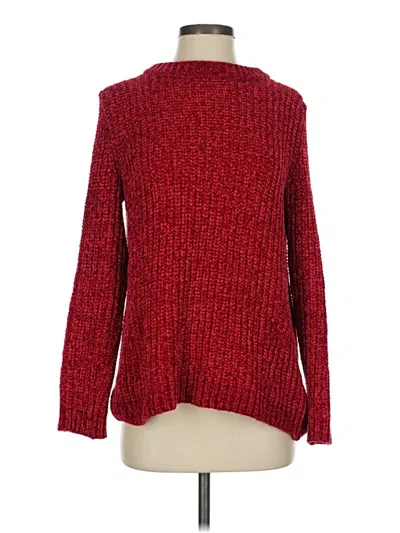 Pre-owned Talbots Turtleneck Sweater In Red