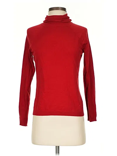 Pre-owned Talbots Turtleneck Sweater In Red