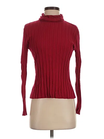Pre-owned Talbots Turtleneck Sweater In Red