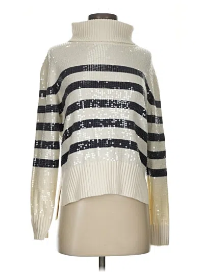 Pre-owned Talbots Turtleneck Sweater In Silver