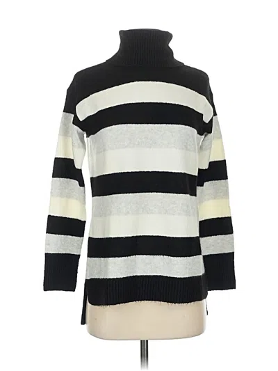 Pre-owned Talbots Turtleneck Sweater In Silver