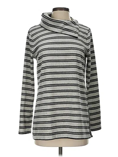 Pre-owned Talbots Turtleneck Sweater In Silver