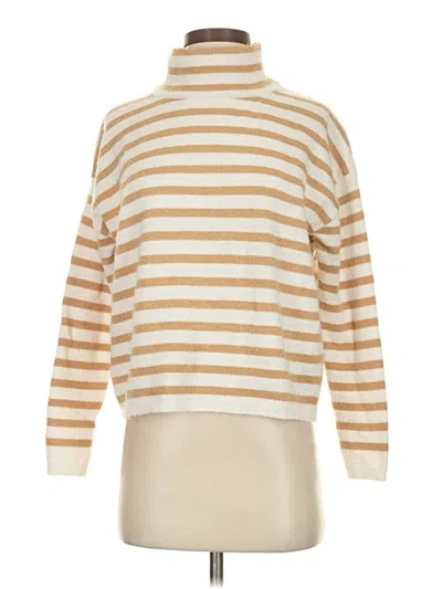 Pre-owned Talbots Turtleneck Sweater In Tan