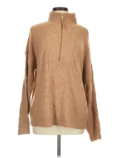 Pre-owned Talbots Turtleneck Sweater In Tan