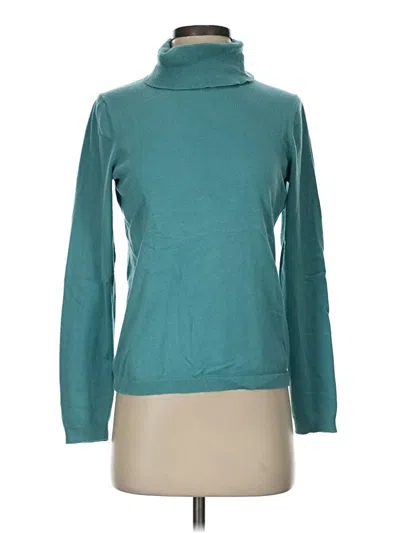 Pre-owned Talbots Turtleneck Sweater In Teal