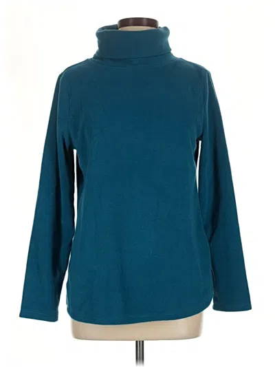 Pre-owned Talbots Turtleneck Sweater In Teal
