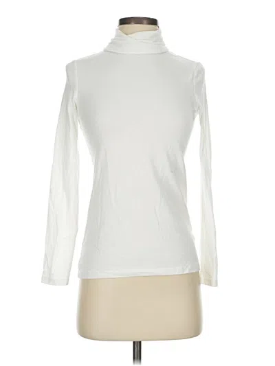 Pre-owned Talbots Turtleneck Sweater In White