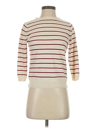 Pre-owned Talbots Turtleneck Sweater In White