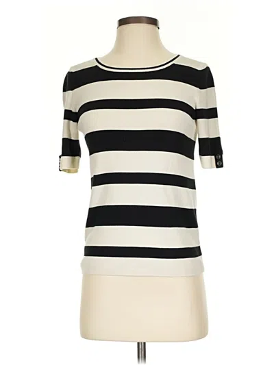 Pre-owned Talbots Turtleneck Sweater In White