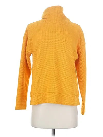 Pre-owned Talbots Turtleneck Sweater In Yellow
