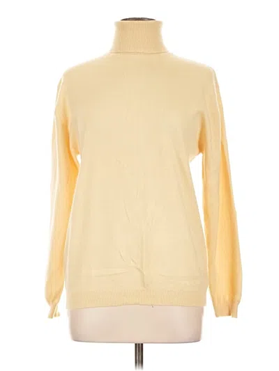 Pre-owned Talbots Turtleneck Sweater In Yellow