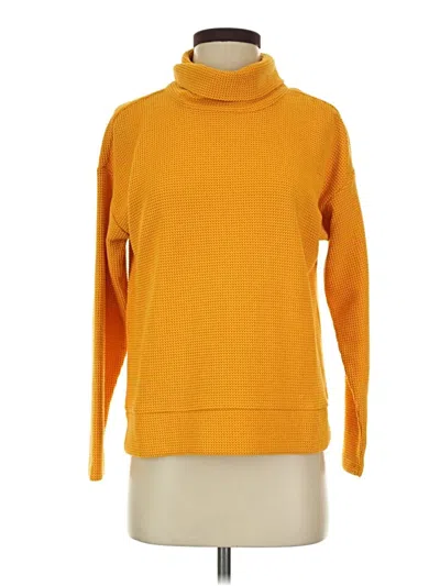 Pre-owned Talbots Turtleneck Sweater In Yellow