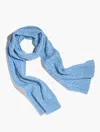 Talbots Tweed Knit Scarf - Enchanted Blue - 001