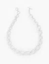 Talbots Twisted Link Necklace - Shiny Silver - 001  In Shiny Silver
