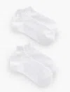 Talbots Two Pair Ankle Socks - White - 001