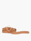 Talbots Vachetta O-ring Belt - Havana Tan - Xl