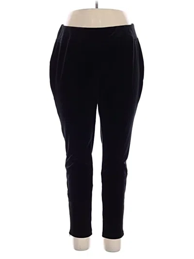 Pre-owned Talbots Velour Pants In Black