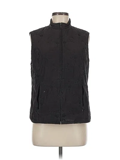 Pre-owned Talbots Vest In Black
