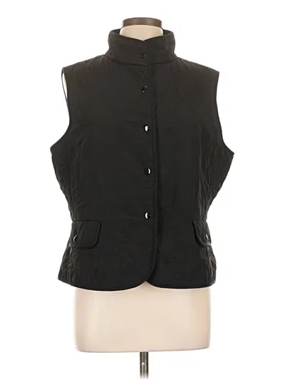 Pre-owned Talbots Vest In Black