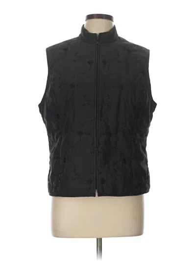 Pre-owned Talbots Vest In Black