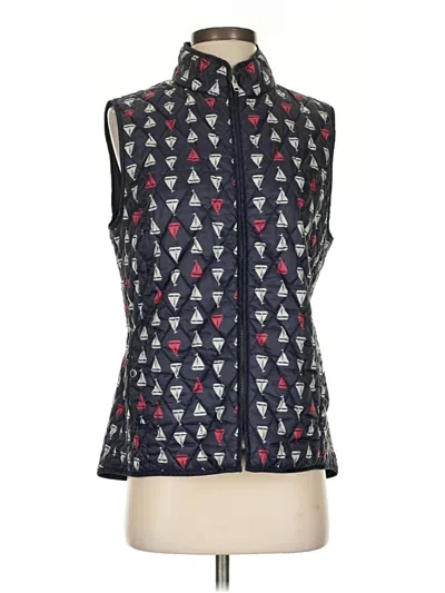 Pre-owned Talbots Vest In Blue