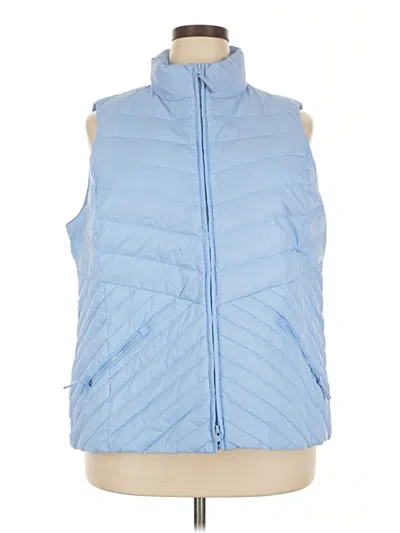 Pre-owned Talbots Vest In Blue