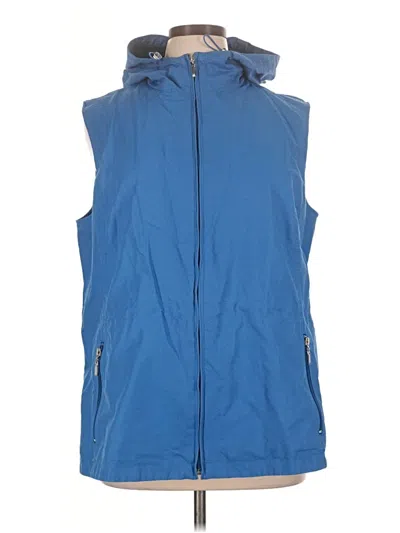 Pre-owned Talbots Vest In Blue