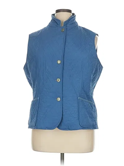 Pre-owned Talbots Vest In Blue