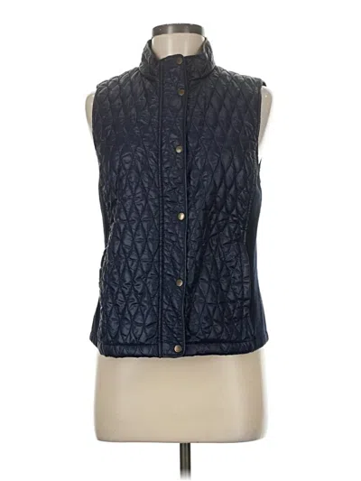 Pre-owned Talbots Vest In Blue