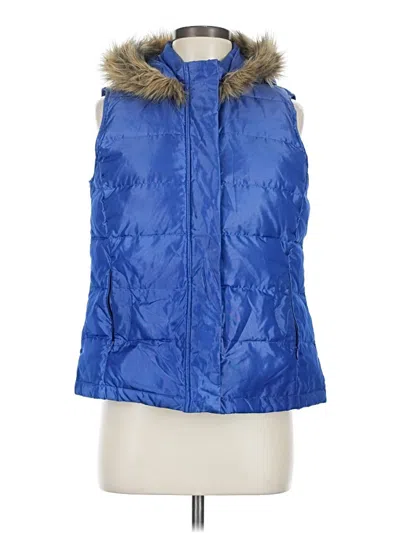 Pre-owned Talbots Vest In Blue