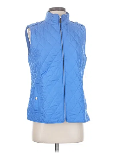 Pre-owned Talbots Vest In Blue