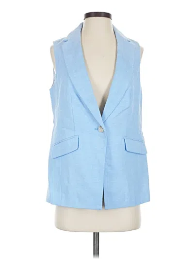 Pre-owned Talbots Vest In Blue