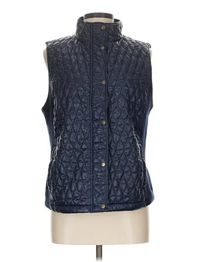 Pre-owned Talbots Vest In Blue