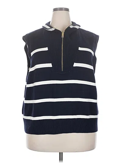 Pre-owned Talbots Vest In Blue