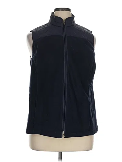 Pre-owned Talbots Vest In Blue