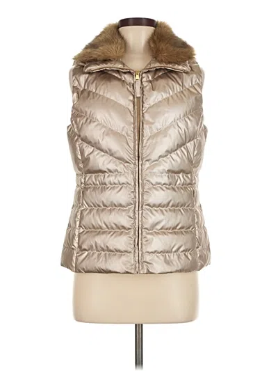 Pre-owned Talbots Vest In Gold
