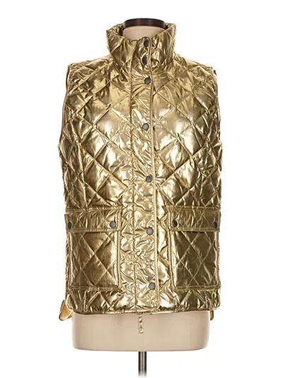 Pre-owned Talbots Vest In Gold