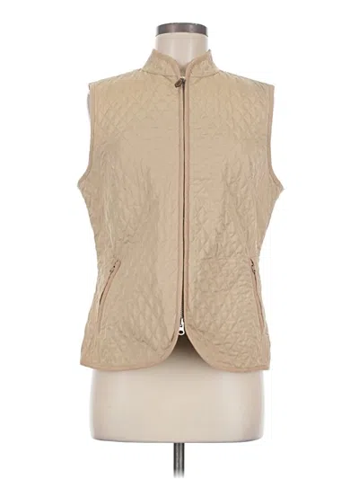 Pre-owned Talbots Vest In Gold