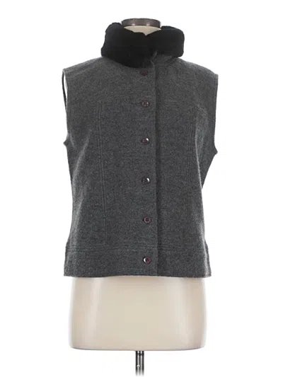 Pre-owned Talbots Vest In Gray