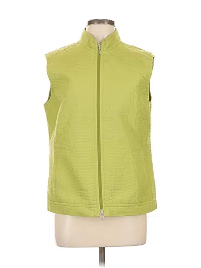 Pre-owned Talbots Vest In Green