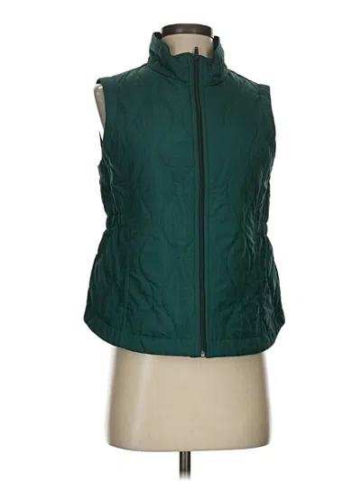 Pre-owned Talbots Vest In Green