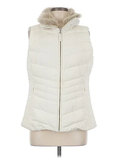 Pre-owned Talbots Vest In Ivory