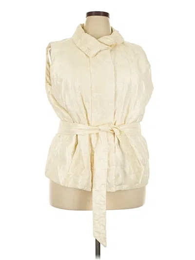 Pre-owned Talbots Vest In Ivory