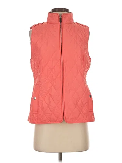 Pre-owned Talbots Vest In Orange