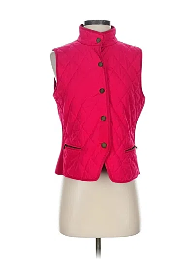 Pre-owned Talbots Vest In Pink