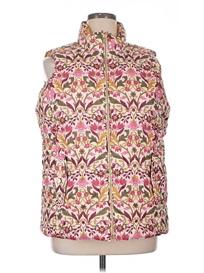 Pre-owned Talbots Vest In Pink