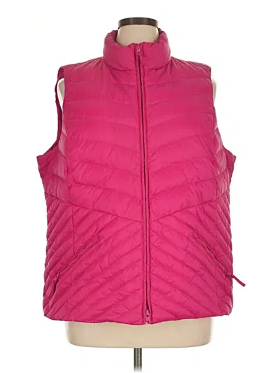 Pre-owned Talbots Vest In Pink