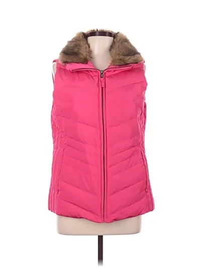 Pre-owned Talbots Vest In Pink