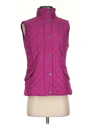 Pre-owned Talbots Vest In Purple